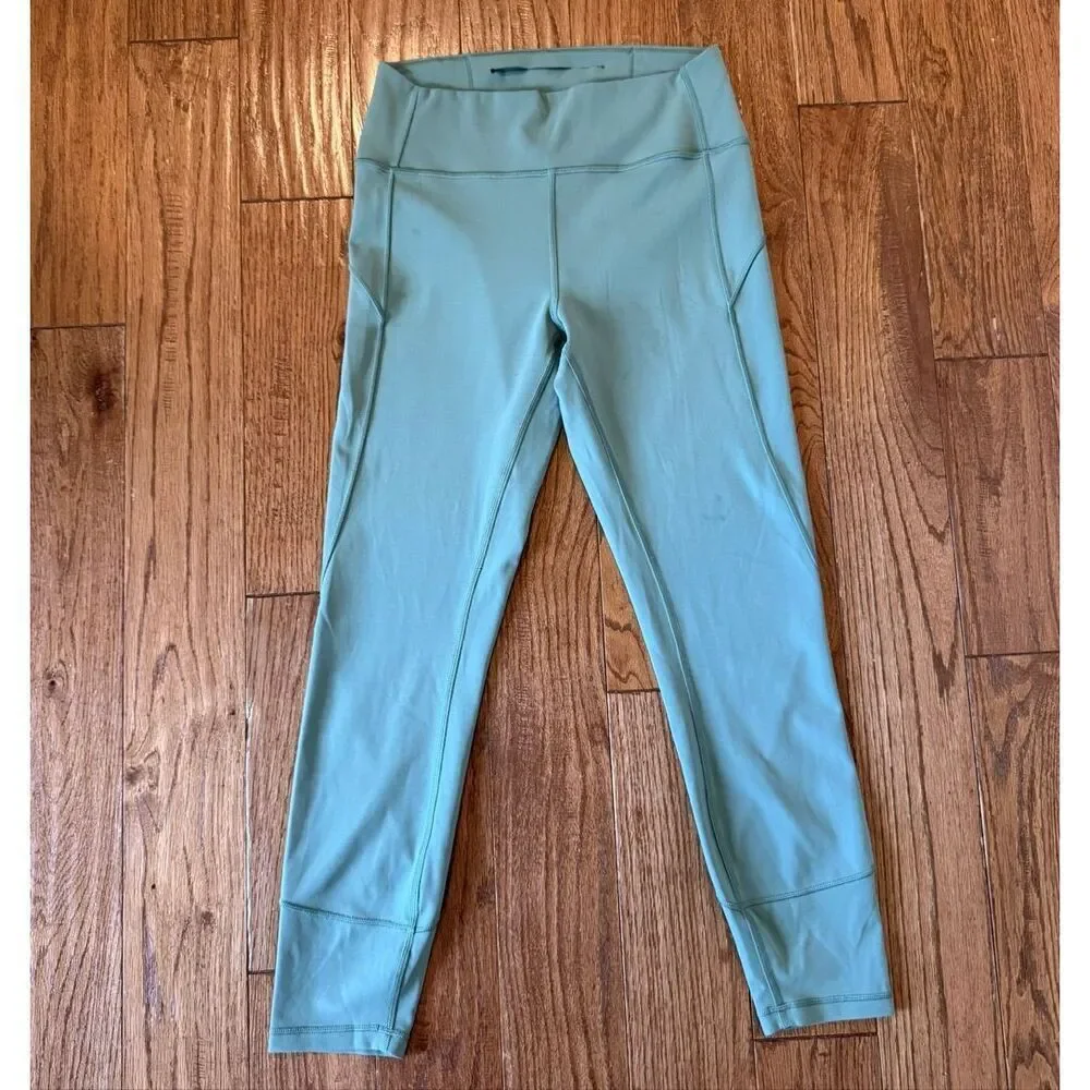 Lululemon in movement tight everlux frost green size 8